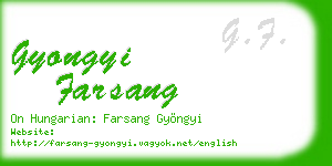 gyongyi farsang business card